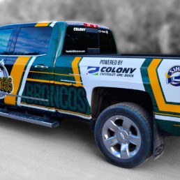 Humboldt Broncos Truck Vehicle Vinyl Wrap
