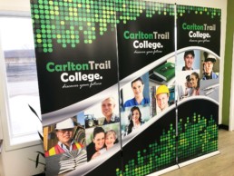 Carlton Trail College Retractable Banner Set