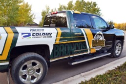 Truck Wrap Passenger Side Vinyl