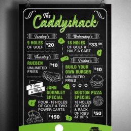 Humboldt Golf Club Caddyshack Restaurant Poster