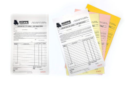 Custom printed forms and receipts